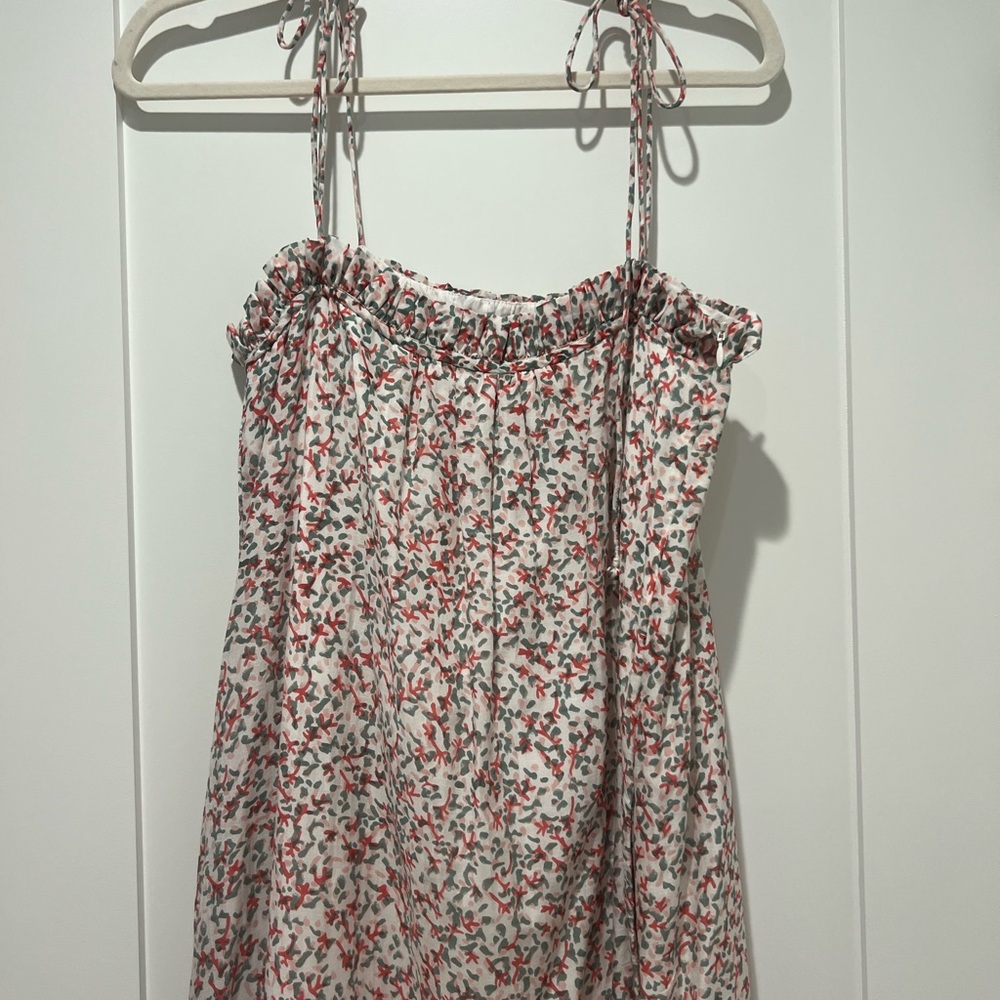 Like new Mirth Savannah Sundress in sunset coral, size small - Picture 3 of 5